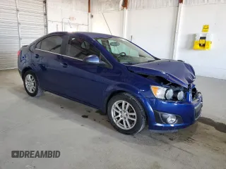 2014 Chevrolet Sonic LT with VIN 1G1JC5SHXE4171858, listed as a Copart auction lot 51755405 with 108,004 mi miles and Salvage Title. Bid and sale history available at DreamBid. Image 4.