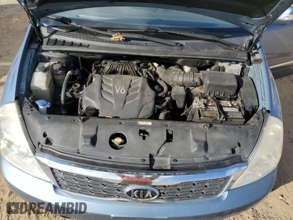 2011 Kia Sedona EX with VIN KNDMH4C73B6377321, listed as a Copart auction lot 77961974 with 188,480 mi miles and Salvage Title. Bid and sale history available at DreamBid. Image 12.