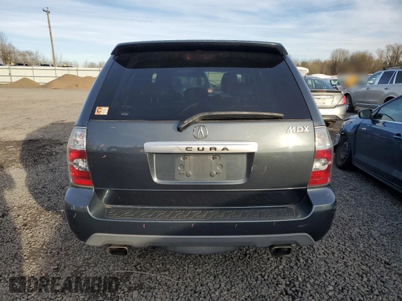 2006 Acura MDX Touring with VIN 2HNYD18606H517156, listed as a Copart auction lot 45060955 with 188,208 mi miles and Salvage Title. Bid and sale history available at carsss.com. Image 6.