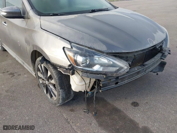 2017 Nissan Sentra SV with VIN 3N1AB7AP2HY234874, listed as a IAAI auction lot 40588556 with 129,025 mi miles. Bid and sale history available at carsss.com. Image 6.