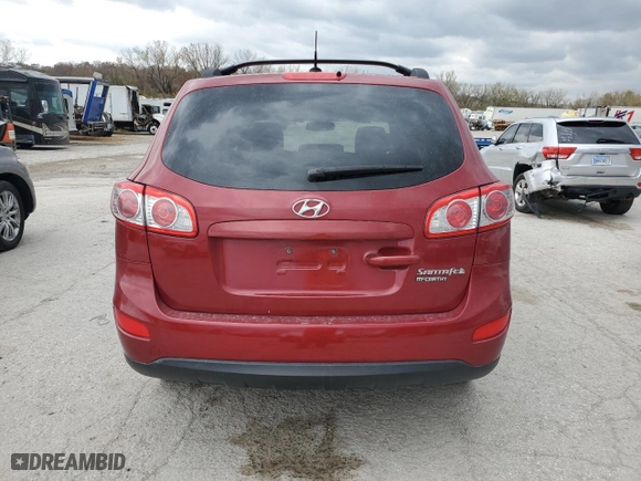 2012 Hyundai Santa Fe GLS with VIN 5XYZG3AB3CG129367, listed as a Copart auction lot 78635714 with 122,515 mi miles and Salvage Title. Bid and sale history available at carsss.com. Image 6.