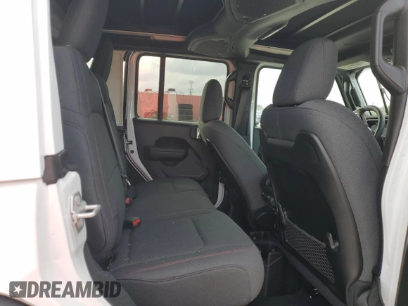 2024 Jeep Wrangler Rubicon with VIN 1C4PJXFG7RW247535, listed as a Copart auction lot 41755145 with 2,072 mi miles and Salvage title. Bid and sale history available at DreamBid. Image 10.