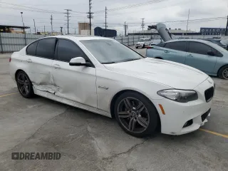 2016 BMW 5 Series 535i z VIN WBA5B1C56GG131591, wystawiony jako Copart lot #55777355 z przebiegiem 96 692 mil mil oraz Szkoda całkowita • Salvage title. Historia ofert i sprzedaży dostępna na DreamBid. Obrazek 4.
