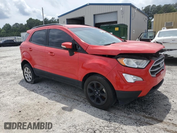 2020 Ford EcoSport SE z VIN MAJ3S2GE0LC331772, wystawiony jako Copart lot #47983135 z przebiegiem 58 622 mil mil oraz Czysty tytuł • Clean title. Historia ofert i sprzedaży dostępna na DreamBid. Obrazek 4.