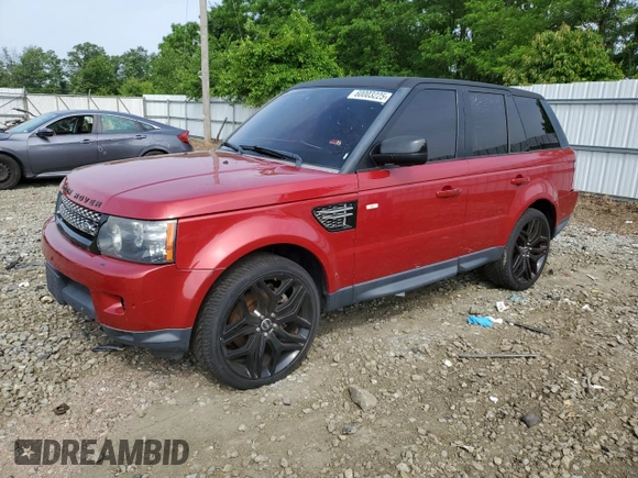 2013 Land Rover Range Rover Sport HSE Lux with VIN SALSK2D45DA808770, listed as a Copart auction lot 60003225 with 94,708 mi miles and Clean title. Bid and sale history available at DreamBid. Image 1.