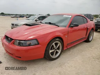 2003 Ford Mustang Premium Mach 1 with VIN 1FAFP42R23F400240, listed as a Copart auction lot 51310935 with 146,585 mi miles and Salvage title. Bid and sale history available at DreamBid. Image 1.