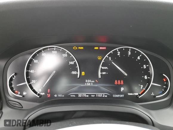 2019 BMW 3 Series 330i with VIN WBA5R1C54KAJ98875, listed as a Copart auction lot 50037465 with 32,170 mi miles and Salvage Title. Bid and sale history available at carsss.com. Image 9.