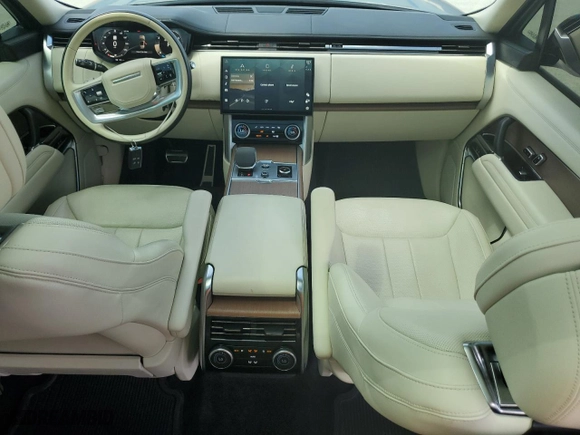 2023 Land Rover Range Rover SE with VIN SALKPBFU9PA013532, listed as a Copart auction lot 53318255 with 20,504 mi miles and Salvage Title. Bid and sale history available at carsss.com. Image 8.