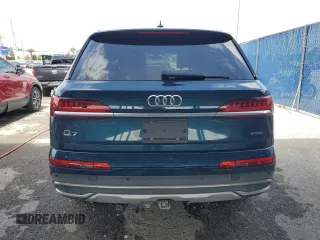 2020 Audi Q7 Premium Plus with VIN WA1LJAF72LD009455, listed as a Copart auction lot 59752025 with Not provided miles and Non repairable. Bid and sale history available at DreamBid. Image 6.