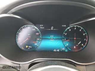 2022 Mercedes-Benz GLC with VIN W1N0G8DB2NV360833, listed as a Copart auction lot 48511955 with 17,927 mi miles and Salvage Title. Bid and sale history available at carsss.com. Image 9.