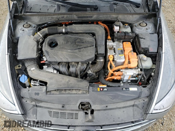 2020 Hyundai Sonata Hybrid Blue with VIN KMHL24JJXLA012298, listed as a Copart auction lot 45607435 with 111,726 mi miles and Salvage Title. Bid and sale history available at carsss.com. Image 11.
