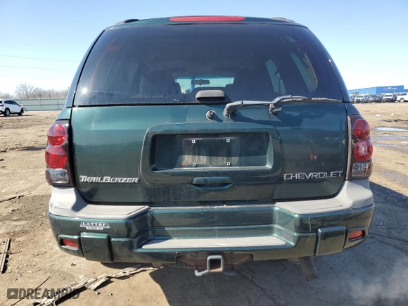 2002 Chevrolet TrailBlazer LS with VIN 1GNDT13S722508458, listed as a Copart auction lot 51221705 with 155,818 mi miles and Salvage Title. Bid and sale history available at carsss.com. Image 6.