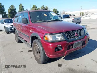2000 Mitsubishi Montero Sport LS with VIN JA4LS31H9YP003716, listed as a IAAI auction lot 41466105 with 244,397 mi miles. Bid and sale history available at carsss.com. Image 1.