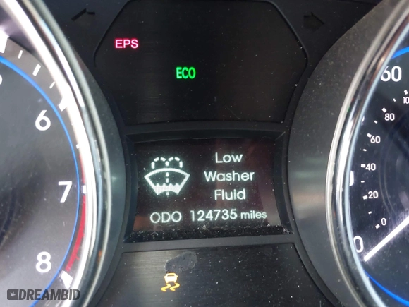 2013 Hyundai Sonata GLS with VIN 5NPEB4AC0DH806400, listed as a IAAI auction lot 42060532 with 124,735 mi miles. Bid and sale history available at carsss.com. Image 7.