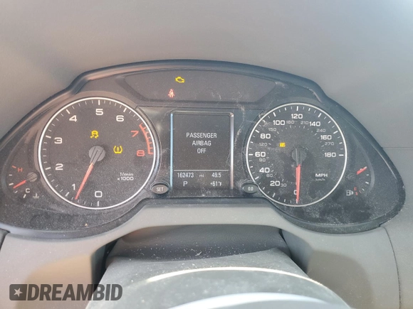 2011 Audi Q5 3.2L Premium Plus with VIN WA1DKAFP4BA043561, listed as a Copart auction lot 49169415 with 162,473 mi miles and Salvage Title. Bid and sale history available at carsss.com. Image 9.