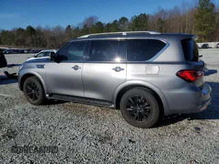 2019 Infiniti QX80 LUXE with VIN JN8AZ2NF2K9683793, listed as a Copart auction lot 45565415 with 63,650 mi miles and Salvage Title. Bid and sale history available at carsss.com. Image 2.