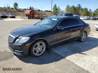 2013 Mercedes-Benz E-Class E 350 Luxury with VIN WDDHF8JB4DA761653, listed as a Copart auction lot 48108755 with 114,370 mi miles and Salvage Title. Bid and sale history available at carsss.com. Image 1.