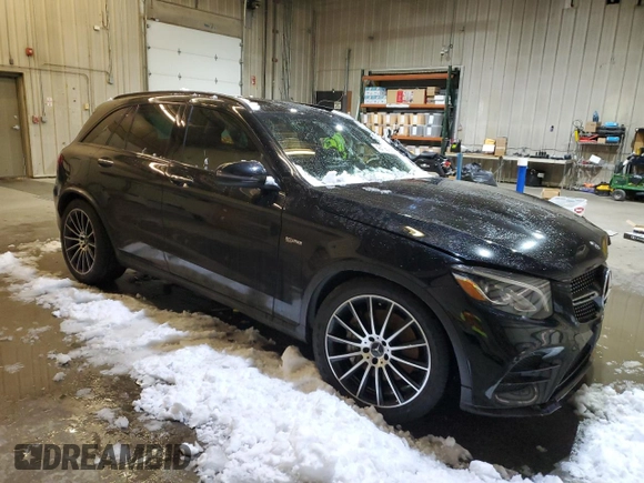 2017 Mercedes-Benz GLC with VIN WDC0G6EB5HF281756, listed as a Copart auction lot 43410535 with 86,904 mi miles and Salvage Title. Bid and sale history available at carsss.com. Image 4.