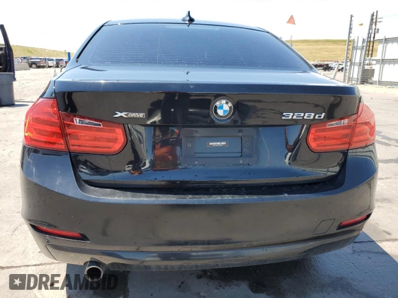 2014 BMW 3 Series 328d xDrive with VIN WBA3D5C5XEKX98294, listed as a Copart auction lot 62652614 with 137,711 mi miles and Salvage Title. Bid and sale history available at carsss.com. Image 6.