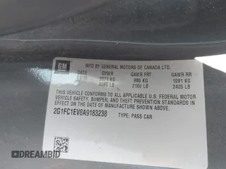 2010 Chevrolet Camaro 2LT z VIN 2G1FC1EV8A9183238, wystawiony jako IAAI lot #42547339 z przebiegiem 162 108 mil mil oraz . Historia ofert i sprzedaży dostępna na DreamBid. Obrazek 9.