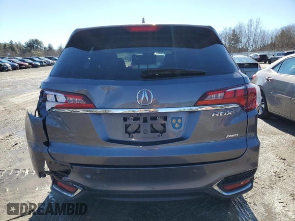 2017 Acura RDX w/Advance Pkg with VIN 5J8TB4H79HL034126, listed as a Copart auction lot 47357025 with 92,027 mi miles and Salvage Title. Bid and sale history available at carsss.com. Image 6.