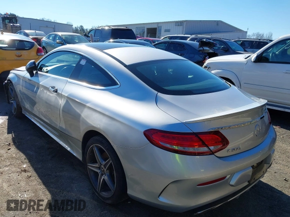 2018 Mercedes-Benz C 300 with VIN WDDWJ4KB9JF676271, listed as a IAAI auction lot 41244896 with 95,013 mi miles and . Bid and sale history available at DreamBid. Image 3.
