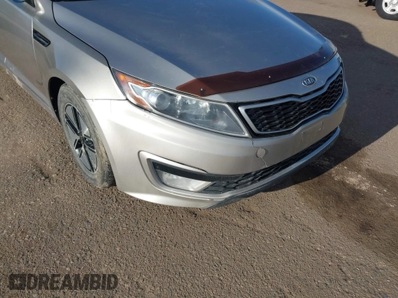 2012 Kia Optima Hybrid with VIN KNAGM4AD0C5013301, listed as a IAAI auction lot 41671259 with 270,757 mi miles. Bid and sale history available at carsss.com. Image 6.