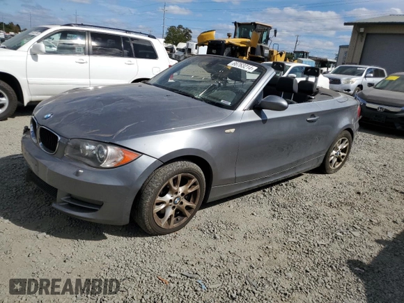 2009 BMW 1 Series 128i with VIN WBAUL73509VJ76763, listed as a Copart auction lot 66763214 with 83,954 mi miles and Salvage Title. Bid and sale history available at DreamBid. Image 1.