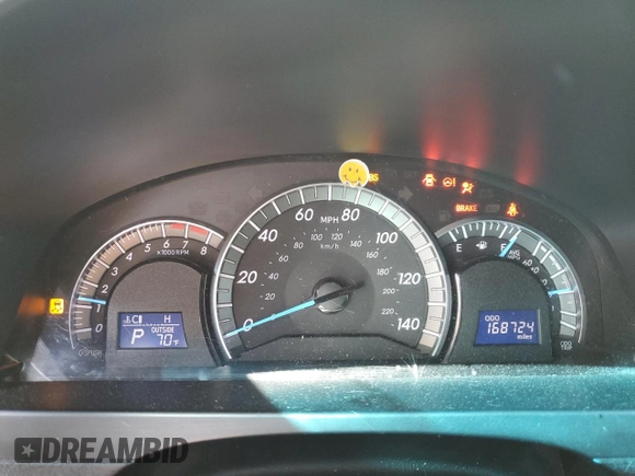 2014 Toyota Camry L with VIN 4T1BF1FK4EU807526, listed as a Copart auction lot 54195125 with 168,724 mi miles and Salvage Title. Bid and sale history available at carsss.com. Image 9.