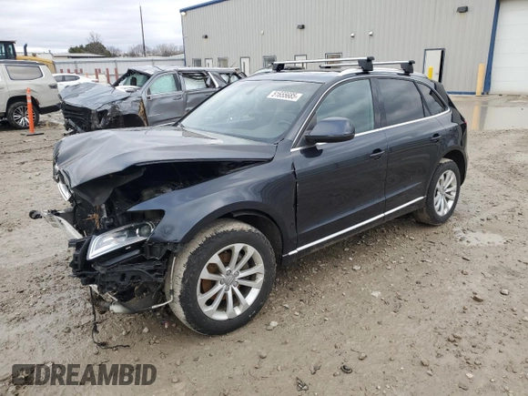 2013 Audi Q5 Premium Plus with VIN WA1LFBFP0DA060222, listed as a Copart auction lot 51655685 with 201,055 mi miles and Non Repairable. Bid and sale history available at carsss.com. Image 1.