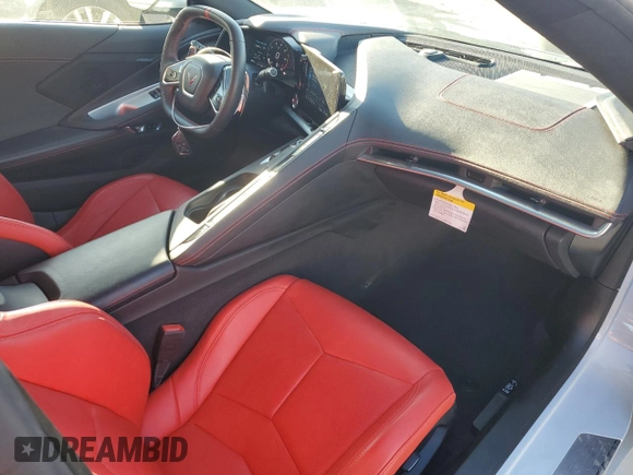 2021 Chevrolet Corvette 1LT with VIN 1G1YA2D47M5106990, listed as a Copart auction lot 46452494 with 12,665 mi miles and Salvage Title. Bid and sale history available at carsss.com. Image 8.
