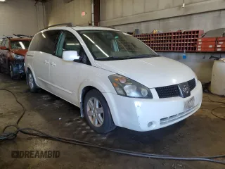 2004 Nissan Quest S with VIN 5N1BV28U54N357644, listed as a Copart auction lot 45334235 with 83,511 mi miles and Salvage Title. Bid and sale history available at carsss.com. Image 4.