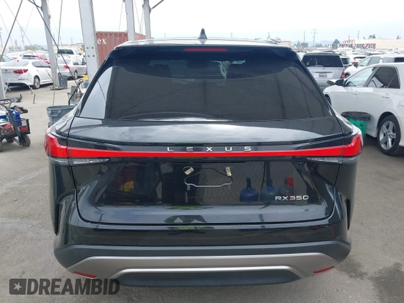 2023 Lexus RX 350 with VIN 2T2BAMBAXPC021856, listed as a IAAI auction lot 42790798 with 36,438 mi miles and . Bid and sale history available at DreamBid. Image 16.