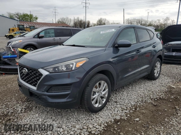 2019 Hyundai Tucson SE with VIN KM8J23A44KU979353, listed as a Copart auction lot 54005325 with 29,414 mi miles and Salvage Title. Bid and sale history available at carsss.com. Image 1.
