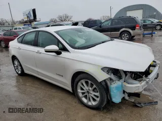 2019 Ford Fusion Hybrid SE with VIN 3FA6P0LU4KR157950, listed as a Copart auction lot 38016003 with 0 mi miles. Bid and sale history available at carsss.com. Image 4.