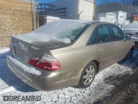 2003 Toyota Avalon XL with VIN 4T1BF28B43U302831, listed as a IAAI auction lot 41353606 with 132,766 mi miles and . Bid and sale history available at carsss.com. Image 4.