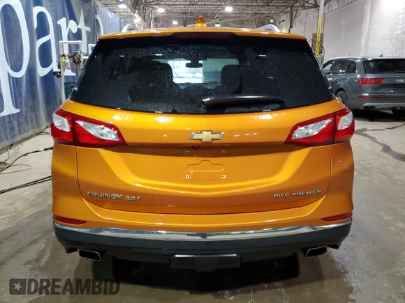 2019 Chevrolet Equinox Premier with VIN 2GNAXYEX3K6100289, listed as a Copart auction lot 49891215 with 52,931 mi miles and Clean Title. Bid and sale history available at carsss.com. Image 6.
