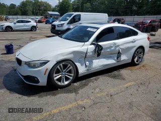 2019 BMW 4 Series 430i with VIN WBA4J1C55KBU67317, listed as a Copart auction lot 57581945 with 79,201 mi miles and Salvage title. Bid and sale history available at DreamBid. Image 1.