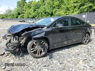 2017 Ford Fusion Titanium with VIN 3FA6P0D93HR118463, listed as a Copart auction lot 60159675 with 102,160 mi miles and Salvage title. Bid and sale history available at DreamBid. Image 1.