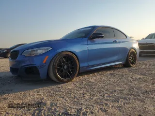 2017 BMW 2 Series M240i with VIN WBA2G1C34HV639283, listed as a Copart auction lot 75932744 with 43,470 mi miles and Salvage Title. Bid and sale history available at carsss.com. Image 1.