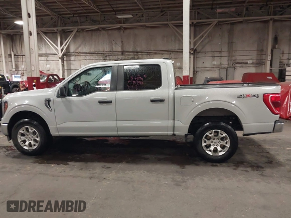 2023 Ford F-150 XL with VIN 1FTFW1E57PKE86937, listed as a IAAI auction lot 41862408 with 37,461 mi miles. Bid and sale history available at carsss.com. Image 14.