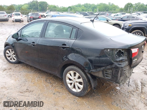 2013 Kia Rio EX with VIN KNADN4A3XD6239977, listed as a IAAI auction lot 42265924 with 117,114 mi miles and . Bid and sale history available at DreamBid. Image 3.