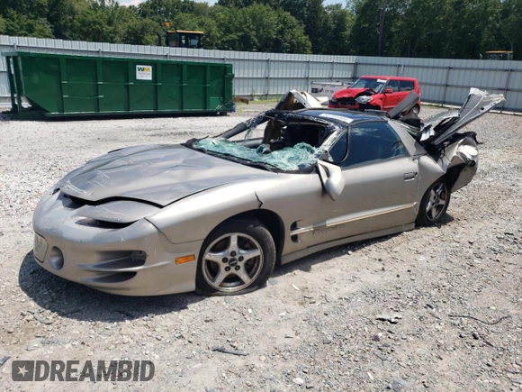 2001 Pontiac Firebird Formula z VIN 2G2FV22G312146995, wystawiony jako Copart lot #58705304 z przebiegiem Nie podano mil oraz Szkoda całkowita • Salvage title. Historia ofert i sprzedaży dostępna na DreamBid. Obrazek 1.
