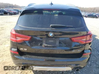 2019 BMW X3 sDrive30i with VIN 5UXTR7C58KLR43790, listed as a Copart auction lot 85580764 with 0 mi miles and Salvage Title. Bid and sale history available at carsss.com. Image 6.