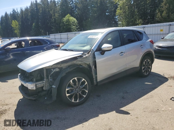 2016 Mazda CX-5 Grand Touring with VIN JM3KE4DY2G0764130, listed as a Copart auction lot 55350145 with 85,503 mi miles and Salvage Title. Bid and sale history available at carsss.com. Image 1.