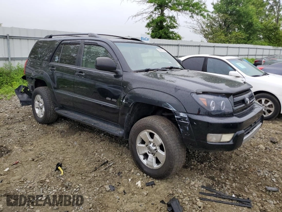 2004 Toyota 4Runner SR5 with VIN JTEBU14R448018046, listed as a Copart auction lot 55977005 with 226,004 mi miles and Salvage title. Bid and sale history available at DreamBid. Image 4.