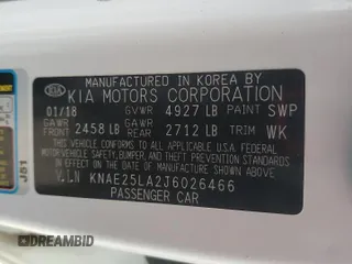 2018 Kia Stinger Premium with VIN KNAE25LA2J6026466, listed as a Copart auction lot 55504895 with 96,032 mi miles and Salvage Title. Bid and sale history available at DreamBid. Image 12.