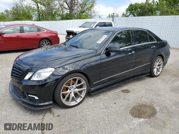 2010 Mercedes-Benz E 350 Luxury with VIN WDDHF8HB1AA260558, listed as a Copart auction lot 53979755 with 156,121 mi miles and Salvage title. Bid and sale history available at DreamBid. Image 1.