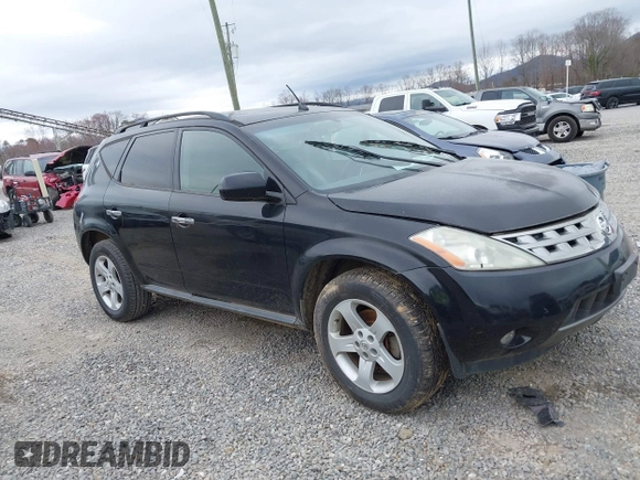 2005 Nissan Murano SL with VIN JN8AZ08W65W421149, listed as a IAAI auction lot 41858615 with 146,308 mi miles and . Bid and sale history available at DreamBid. Image 1.