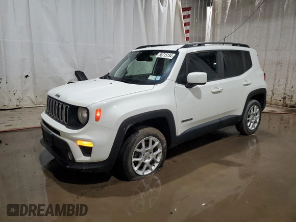 2020 Jeep Renegade Altitude with VIN ZACNJBBB4LPM02855, listed as a Copart auction lot 86715134 with 36,289 mi miles and Salvage title. Bid and sale history available at DreamBid. Image 1.